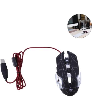 minkissy Gaming Mouse Optical Computer Rgb Gaming Corded Ergonomic Gamer Mute Gaming Game Mice Mouse for Laptop Wired Led Game Mouse Mechanical Metal Brushed Bottom Plate V6 - Buy Online on GoSupps.com