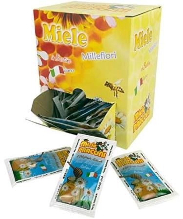 Mita 100 sachets of nectare honey MILLEFLEURS SINGLE DOSE 100% ITALIAN IN BAG GR. 6 NATURAL SWEENER SWEETENER - Buy Online on GoSupps.com