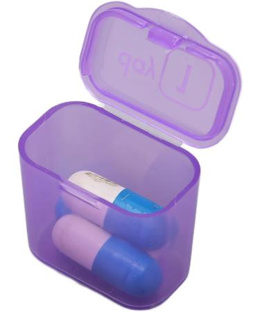Monthly Pill Organizer | 4-Week Vitamin Case & Travel Medicine Holder - 31 Day Small Compartments - Buy Online on GoSupps.com