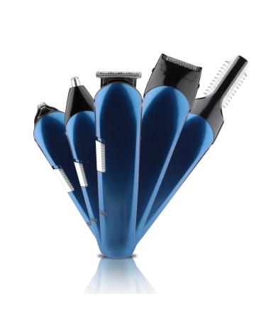 Buy 8 In 1 Professional Rechargeable Multi-Head Hair Clipper Set - Nose Hair Trimmer & Electric Shaver | International Shipping - Buy Online on GoSupps.com