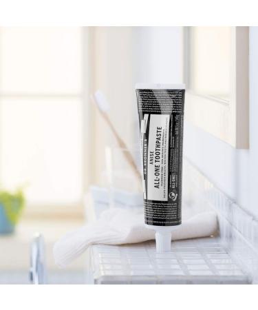 Dr. Bronner s - All-One Toothpaste (Anise 5 Ounce 1-Pack) - 70% Organic Ingredients Natural and Effective Fluoride-Free SLS-Free Helps Freshen Breath Reduce Plaque Whiten Teeth Vegan - Buy Online on GoSupps.com
