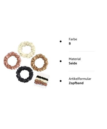 Olakin Silk Hair Tie Set (4-Pack) | Stylish Ponytail Holders & Hair Jewelry for Women | Elastic Hair Bands in Assorted Colors - Buy Online on GoSupps.com