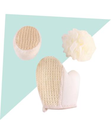 Ipetboom 3pcs Body Scrub Gloves - Exfoliating Sisal Spa Pads & Bath Towel Glove for Ultimate Skin Care - Buy Online on GoSupps.com