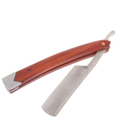 Beaupretty 3st Razor hairdresser professional razor for men razor for men razor from stainless steel manual razor metal spatula razor for face man blade old -fashioned mediumx3pcs picture 1x3st