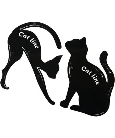 FOMIYES Stencils 2pcs Eyeshadow Stencil Eye Stencil Eyeliner Auxiliary Tool Cat Eye Stencil - Buy Online on GoSupps.com