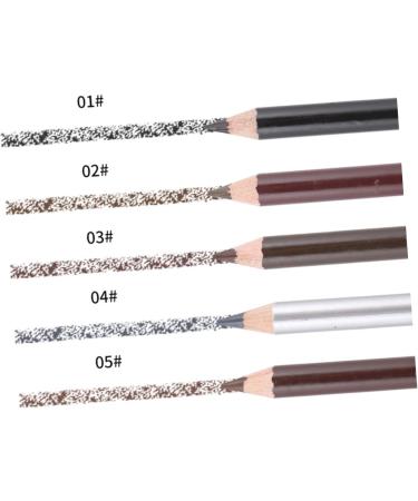 FRCOLOR 6Pcs Waterproof Eyeliner Eyebrow Pencil Dark Brown Highlighter Eyeliner Pencil Leopard Pencil Brown Eyebrow Pencils Makeup Pen Wooden Madam Leopard Print - Buy Online on GoSupps.com