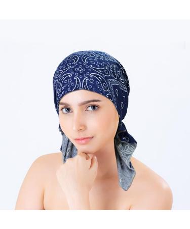 Ashilisia Women's Chemo Hat Turban Beanie - 4 Piece Pre-Tied Headwraps for Hair Loss - Buy Online on GoSupps.com