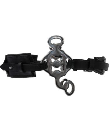 AMKA Hackamore bitless made of leather 3-way adjustable with baroque straps