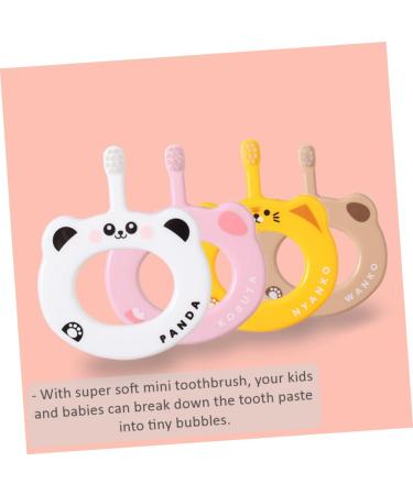Minkissy Kids Toothbrush Set - 2 Pack Children's Toothbrushes for Effective Teeth Cleaning Anti-Drop Design Soft Bristles for Kids - Buy Online on GoSupps.com