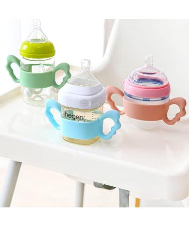Roadloo Baby Bottle Silicone Handles - 4 Pack | Universal Feeding Bottle Accessories | Perfect Fit for 6cm Bottles - Buy Online on GoSupps.com