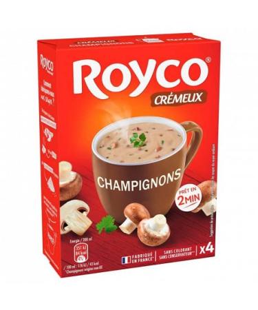 Minute Soup Crème De Champignons 60G|Royco|(Lot De 4)|Best Deal