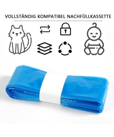 Lanshafang 15 Refill Packs - Compatible Refilling Films for Litter Loose II & Fashion Cat Series - International Shipping Available - Buy Online on GoSupps.com
