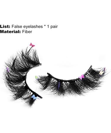 1 Pair False Eyelashes Long Wispy Fake Eyelashes Good Ductility Fluffy Volume Lashes Thick Messy Curly Fake EyeLashes Natural Fiber Perfect Stylish Eye Lashes Gift for Female 1 - Buy Online on GoSupps.com