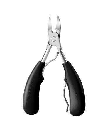 Nail Clipper for Thick Nails Toe Nail Clippers Nail Correction Thick Nails Ingrown Toenails Nippers Cutters Dead Skin Dirt Remover Pedicure Care Tool (Color : Black)