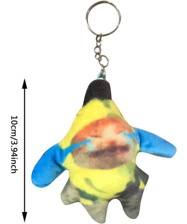 Buy Cute Crying Banana Cat Key Rings | Plush Trailer | Sounded Banana Cat Doll | Adorable Banana-Meow D Unit - Buy Online on GoSupps.com