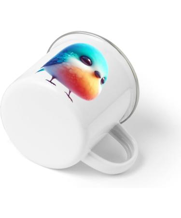 Kids Adventure Mug White Enamel Oisillon - 354 ml Perfect for Hot and Cold Drinks Robust and Fun - Buy Online on GoSupps.com