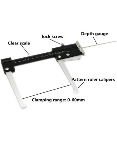 Brake Disc Thickness Measurement Caliper Brake Disc Brake Pad Wear Thickness Test Tool 0-60mm - Buy Online on GoSupps.com