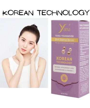  Yana Yana Vitamin C Serum For Face With Hyaluronic Acid Retinol & Boost Skin Collagen Brighten Hydrate & Plump Skin Anti Aging & Wrinkle Facial Serum By Korean Technology - Buy Online on GoSupps.com