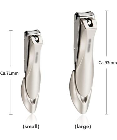 QXSJEDYCH Nail Clippers Nail Clippers Stainless Steel Anti Splash Fingernail Cutter Manicure Tools Bionics Design Nail Trimmer Pedicure Scissor Nails - Buy Online on GoSupps.com