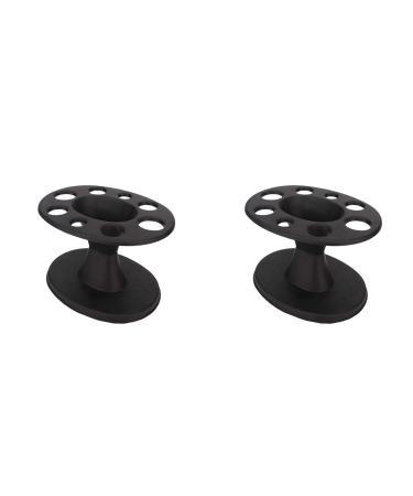 Oladfiop 2X Hair Brush Holder Round Hair Brush Comb Holder Display Rack Hair Styling Brush Stand Hairdressing Tool Shelf