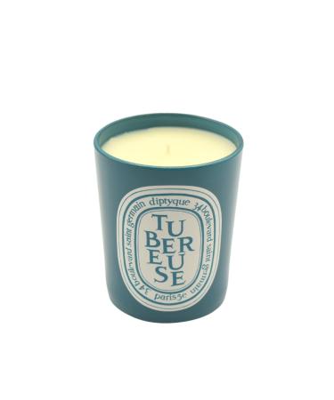 Diptyque Tubereuse Limited Edition Blue Candle 6.5 oz / 190g - Luxurious Fragrance in a Mesmerizing Blue Glass Vessel