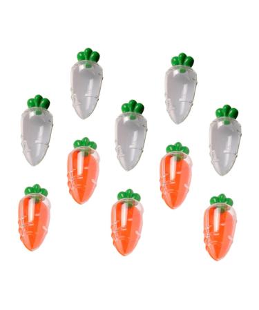 LALAFINA 10pcs Carrot Candy Box Candy Containers Bunny Toy Stuffing Carrot Candy Container Personality Filler