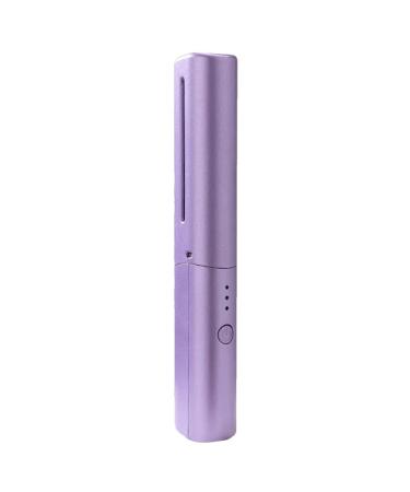 200 C Electric Hot Comb - Hair Straightener Comb | Cordless Hot Comb Hair Straightener with 3-Levels Temp | Fast Heating Hair Straightener Brush 4000mAh Hair Comb for Girls Purple