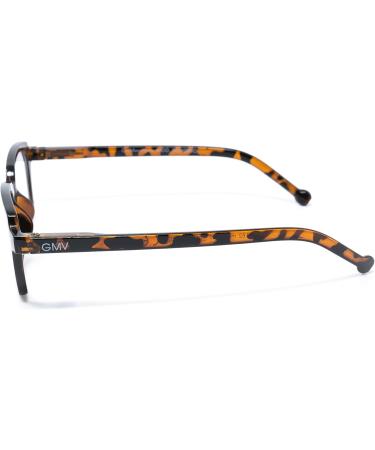 Gian Marco Venturi Unisex Sondrio Reading Glasses - Tortoise (+3.00) | International Shipping Available - Buy Online on GoSupps.com