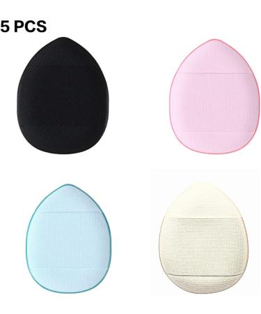 Aokeeu Mini Makeup Powder Sponge Set - 5 Piece Foundation Applicators for Loose Powder - Ideal Makeup Tool for Flawless Finish - Buy Online on GoSupps.com
