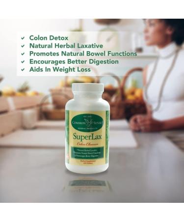 Common Sense Herbal SuperLax 270 Colon Cleanser - 270 Count - Buy Online on GoSupps.com