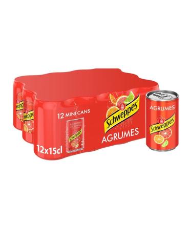 SCHWEPPES FRUITS - Agrum Boxes 12X15Cl - ( The unit )