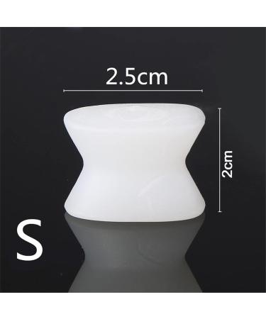 1 Pair Gel Toe Separators - Toe Spacers for Crooked Toes, Hammer Toe, Calluses, Bunions - Hallux Valgus Relief Corrector Pad for Small Sizes - Buy Online on GoSupps.com