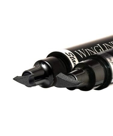 Lovoir Flick Stick Winged Eyeliner Stamp - Waterproof, Smudgeproof, Long Lasting Liquid Eye Liner Pen - Vamp Style Wing - 2 Mini Wingliner Pens (Midnight Black) - Buy Online on GoSupps.com