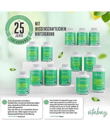 VITABAY SELEN High Dose 200mcg Vegan Tablets - 240 Selenium Complex - Premium Quality Selenium Supplements - Laboratory Tested - Optimal Health Support - Buy Online on GoSupps.com
