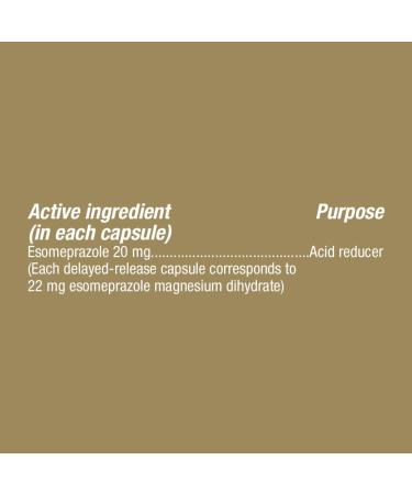 GoodSense Esomeprazole Magnesium 20 mg - Acid Reducer for Heartburn Relief - 28 Capsules | Buy Internationally - Buy Online on GoSupps.com