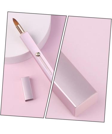 Ipetboom Flat Concealer Brush 1pc Lip Brush Aluminum Tube With Cover Cosmetics Wand Makeup Brushes - Buy Online on GoSupps.com