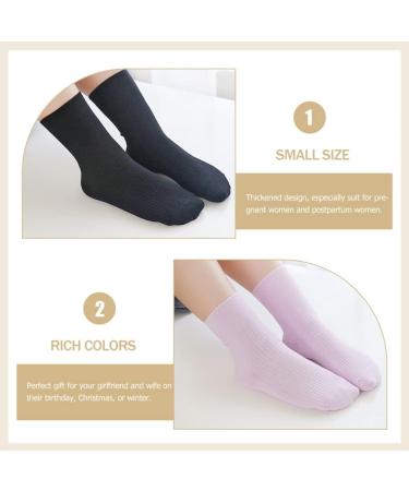 Healifty Women's Diabetic Cotton Nursing Socks 5 Pairs - Warm and Comfortable Foot Socks for Patients, Elderly, Pregnant Women, and Men - Buy Online on GoSupps.com
