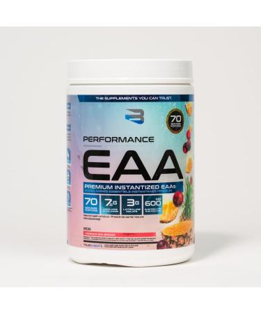 Believe Supplements Performance EAA - Essential Amino Acids Formula | Boost Muscle Recovery Performance & Hydration | Sugar-Free & Delicious Flavors Available! (70 servings Hawaiian Sea Breeze) Hawaiian Sea Breeze 70 servings - Buy Online on GoSupps.com