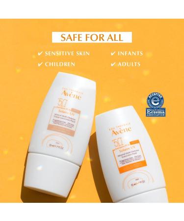 Eau Thermale Avene Mineral Tinted Sunscreen Fluid 1.7 fl.oz. | Sensitive Skin | Reef Friendly | Antioxidant Protection - Buy Online on GoSupps.com