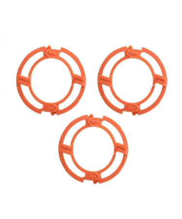 3PCS Orange Shaving Heads Rings for Series 7000 9000 RQ12 Models