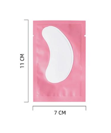 Premium Lint-Free Eye Pads for Professional Eyelash Extensions - Thin Pink Eye Gel Patches (10 pcs) - Smooth Surface & Comfort - Buy Online on GoSupps.com