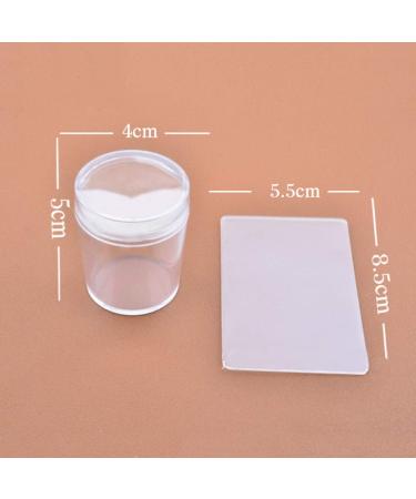 Buy Lurrose Nail Tools 3PC Nail Art Stamping Kit with Transparent Gel Silicone Stamper & Schaber | DIY Nail Decor International Shipping - Buy Online on GoSupps.com