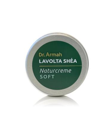 LAVOLTA Shea natural skin cream gentle 10 ml vegan and perfumefree travel size face cream and body cream for very dry skin with pure shea butter and vitamin E