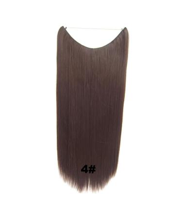 Piece natural color hair extension black hair extensions clip straight wigs human remy hair extensions fish line hair extensions real hair extensions Hair Weaving fishing line wave