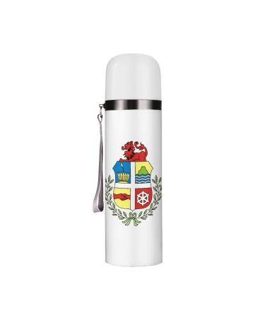 Coat of Arms of Aruba Insulated Water Bottle 19 OZ Stainless Steel Travel Mug For Drink Sports Camping Hiking Outdoors