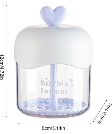 Generic Bubble Foamer Device - Face Foam Maker Rich Foam Maker Foam Maker For Body Wash Shampoo Facial Cleanser durrable Foam Cleanser And Face Wash Skincare Tools For Fine Delicate Foamv Clear Blue - Buy Online on GoSupps.com