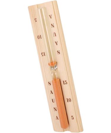 Elegant Wooden Hourglass - Long-lasting Sauna Timer for Home Pool & Kitchen | Ideal Gift for Birthdays - Buy Online on GoSupps.com