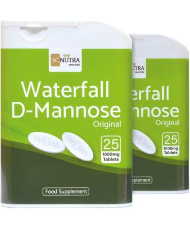 D-Mannose Tablets 1000mg - 50 ct - Natural Birch Sourced - SC Nutra - Buy Online on GoSupps.com