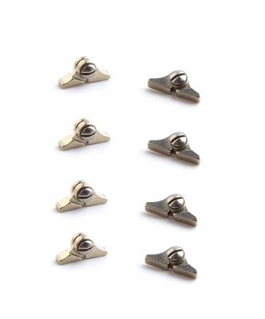 200 Pairs 1.6mm Eyeglass Hinges Eyeglass Hinges for Plastic Frames Sunglasses Great Hinge Replacement Eyeglass Parts