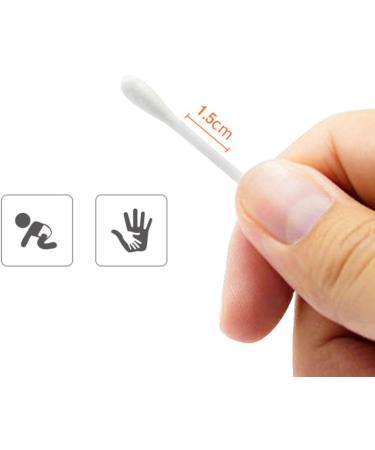 Toyandona 400pcs Baby Cotton Swabs - Round Head Q-tips for Gentle Ear & Nose Cleaning - Multi-Purpose Cotton Buds (White) - Buy Online on GoSupps.com